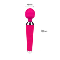 10 Speed Rechargeable Dildo Wand Vibrator Clit Stimulator Female Adult Sex Toys