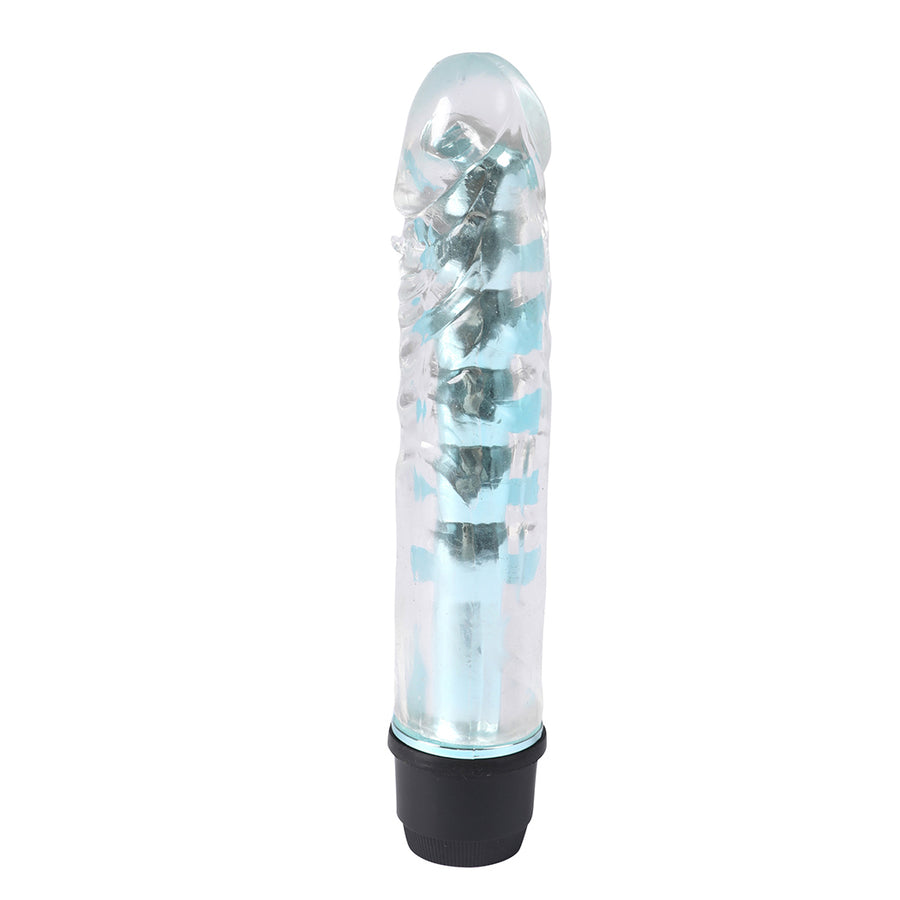 Multi Speed Rotating Vibrator Realistic Dildo Dong Stimulator Sex Toy Adult Blue