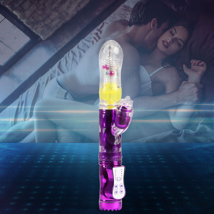 Urway Rabbit Vibrator Masturbator Thrusting Rotation Adult Massage Women Sex Toy
