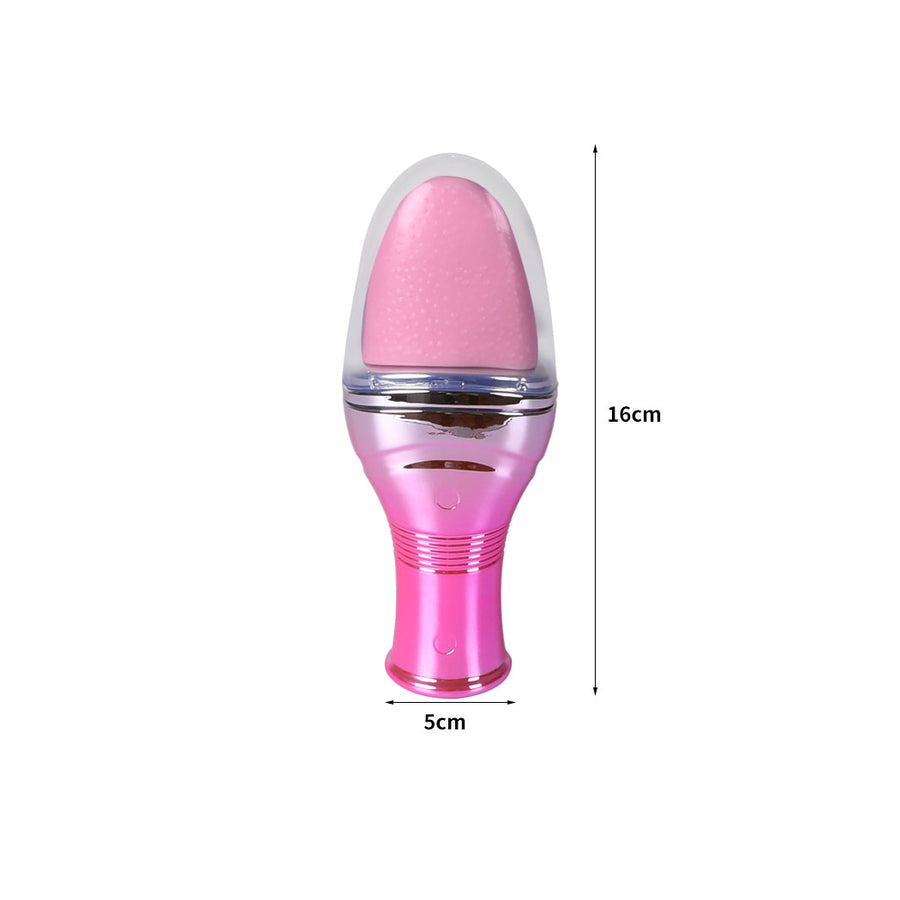 Licking Tongue Vibrator Sex Toy GSpot Oral Rechargeable Clit Multispeed Massager