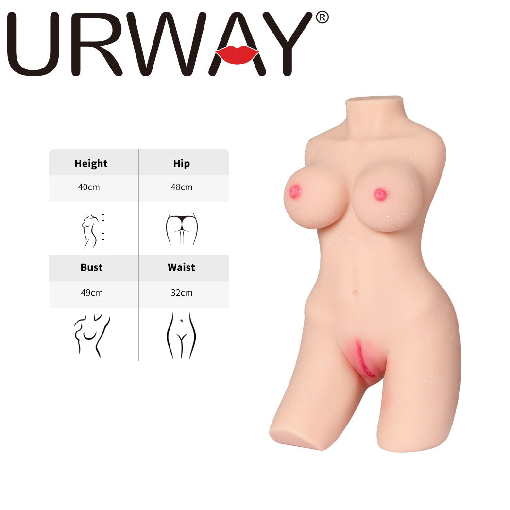 Urway M Masturbation Doll Masturbator Steel Backbone Boobs Stroker Body Sex Toy
