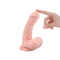 Dildo Dong Realistic Penis Suction Cup Veined Shaft With Balls Sex Toy Adult M