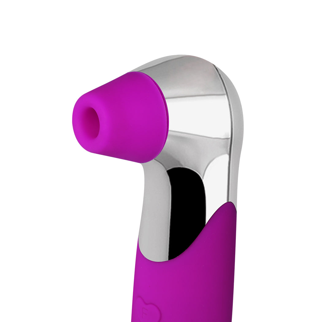 Vibrator Female Suction Sucking USB Rechargeable Women Adult Spot Sex Toy Purple