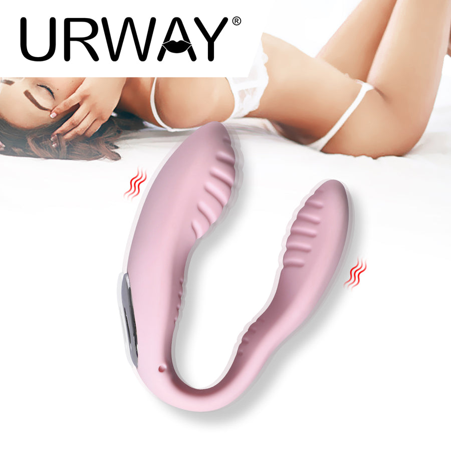 Urway Vibrator Double Shock Clitoris Stimulator Interactive Adults Sex Toys